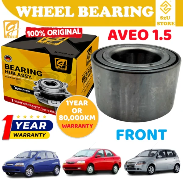 Gaido Front Rear Wheel Bearing Hub Chevrolet Aveo 1.5 Depan Belakang Bearin Tayar Kereta GDB8015ZZ GDB7000-2RS