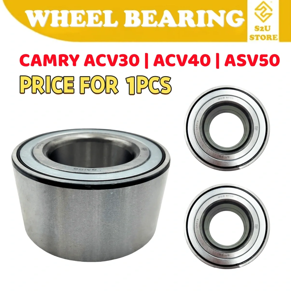 Gaido Front Wheel Bearing Hub Toyota Camry ACV30 ACV40 ASV50 ACR40 Depan Bearin Tayar Kereta - Image 2