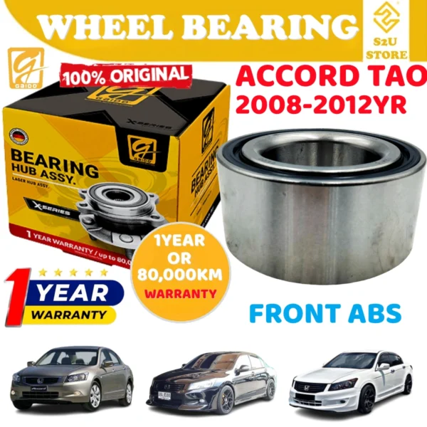 Gaido Front Rear Wheel Bearing Hub Honda Accord TAO 2.0 2.4 Depan Belakang Bearin Tayar Kereta