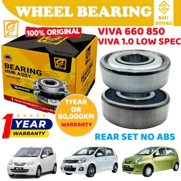 Gaido Front Rear Wheel Bearing Hub Perodua Viva 660 850 1.0 Depan Belakang Bearin Tayar Kereta