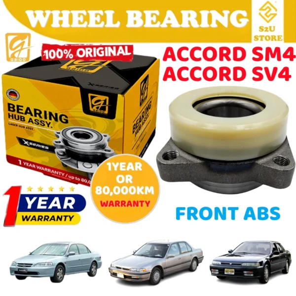Gaido Front Rear Wheel Bearing Hub Honda Accord SM4 SV4 Depan Belakang Bearin Tayar Kereta
