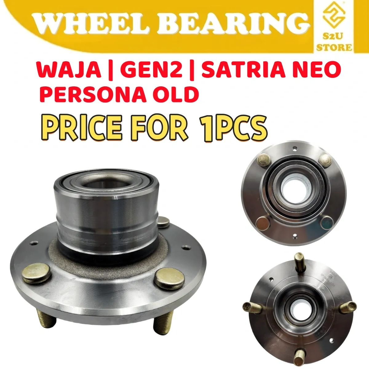 Gaido Front Rear Wheel Bearing Hub Proton Waja Gen2 Satria Neo Persona Depan Belakang Bearin Tayar Kereta - Image 2