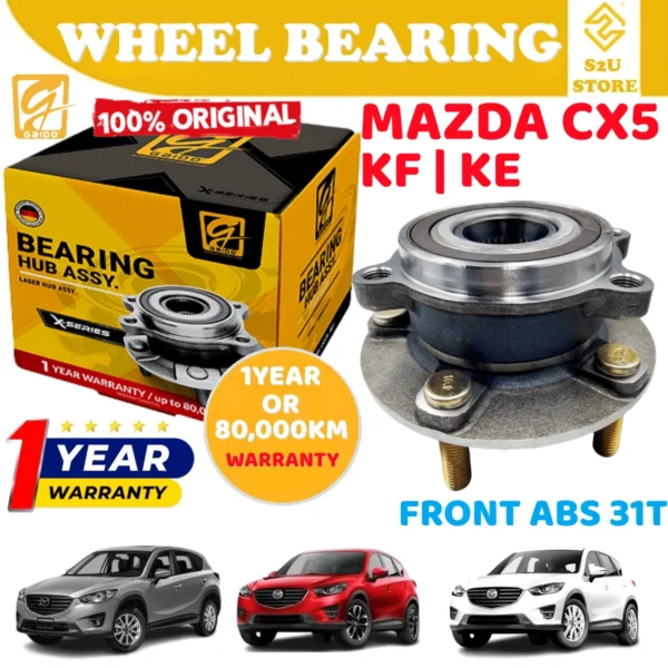 Gaido Front Rear Wheel Bearing Hub Mazda CX5 KF KE Depan Belakang Bearin Tayar Kereta