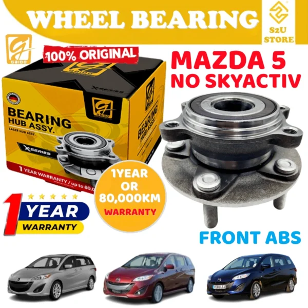 Gaido Front Rear Wheel Bearing Hub Mazda 5 No Skyactiv Depan Belakang Bearin Tayar Kereta