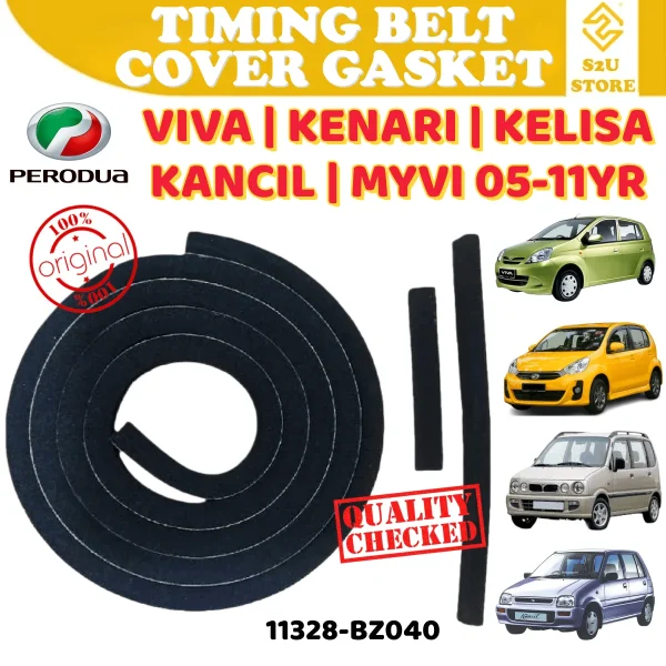 Original Timing Belt Cover Gasket Seal Perodua Viva Myvi Kenari Kelisa Kancil 11328-BZ040