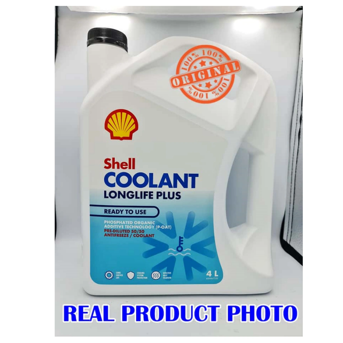 Shell Coolant Long Life Plus Antifreeze 50/50 Car Truck Motorcycle Air Tangki Radiator Kereta - Image 2