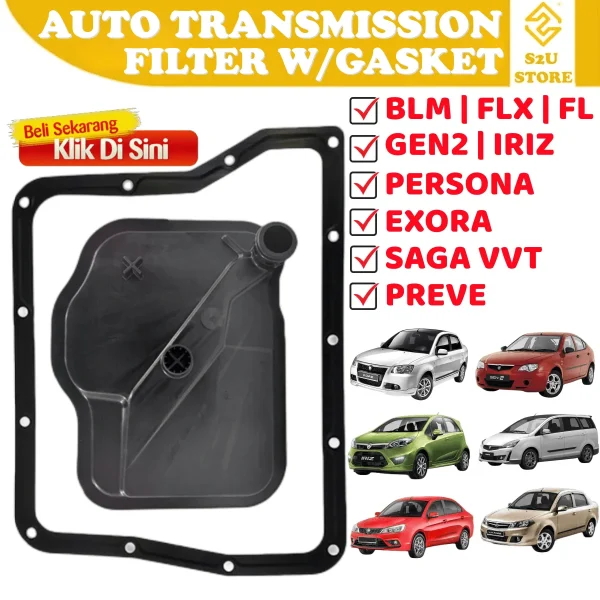 Auto Transmision Filter ATF Proton BLM FLX Persona Gen2 Waja Satria Neo X70 Penapis Gearbox Auto