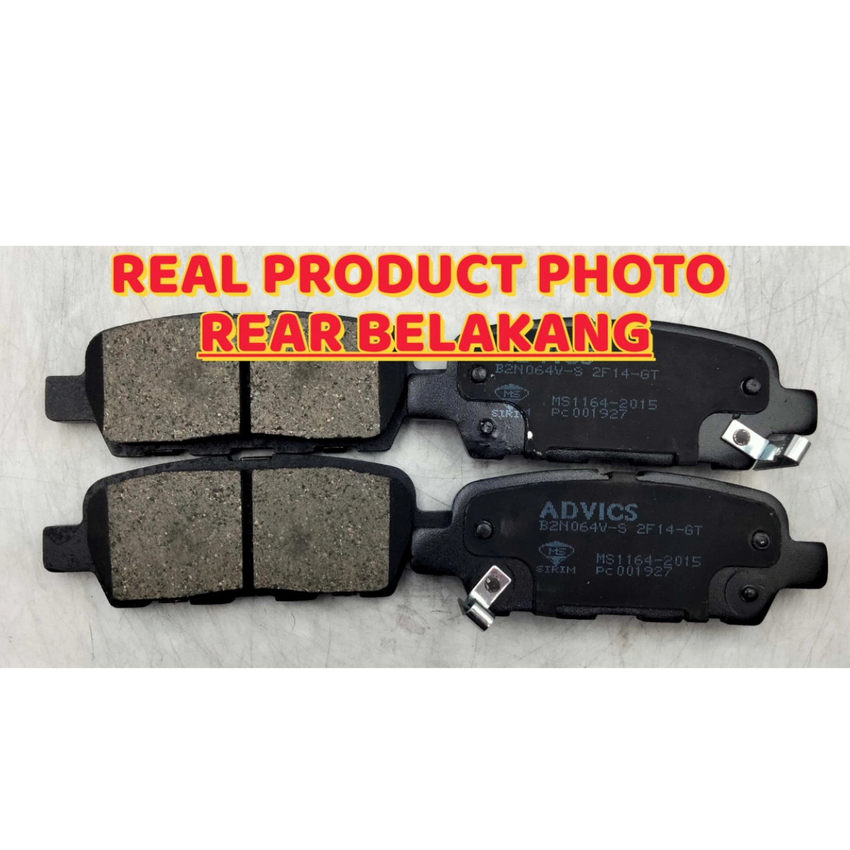 AISIN Disc Brake Pad Front Rear Nissan Sylphy B17 Teana Cefiro Brek Pad Depan Belakang Kereta - Image 4