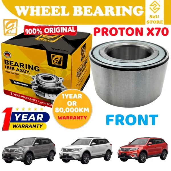 Gaido Front Wheel Bearing Hub Proton X70 Depan Bearin Tayar Kereta GDB8103-ZZ
