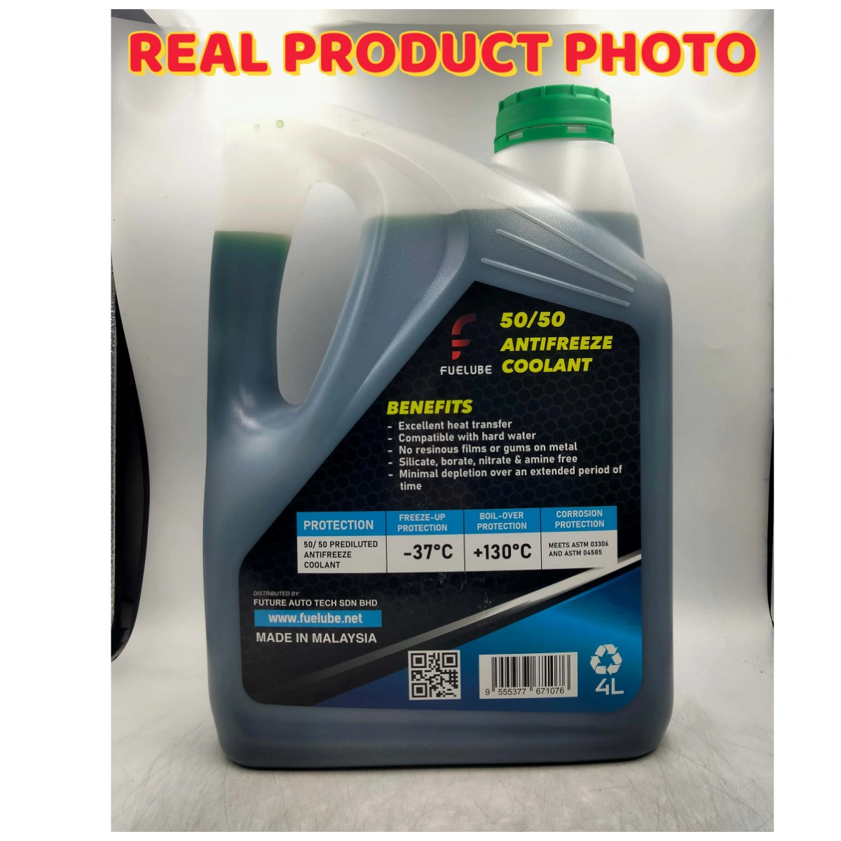 Fuelube Coolant Red Green 4Liter Car Excavator Truck Backhoe Forklift Machine 50/50 Prediluted - Image 5