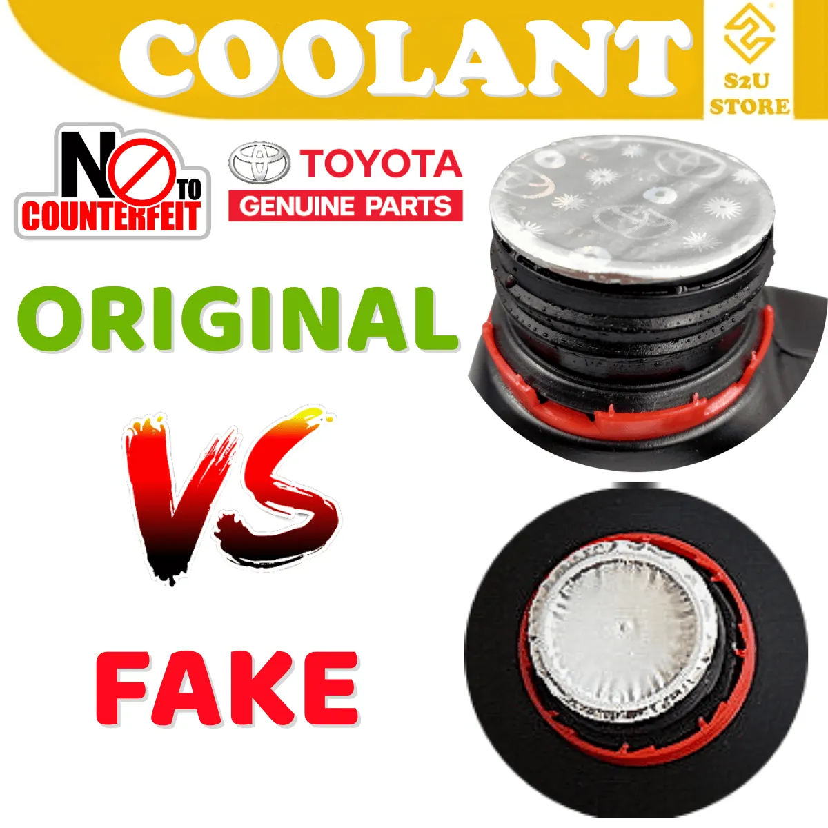 Original Toyota Long Life Radiator Coolant Proton Perodua Honda Nissan Ford Ubat Tangki Kereta - Image 2