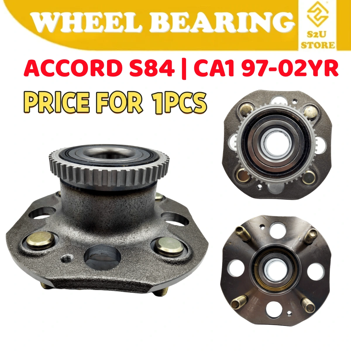 Gaido Rear Wheel Bearing Hub Honda Accord S84 CA1 1997-2002YR Belakang Bearin Tayar Kereta - Image 2