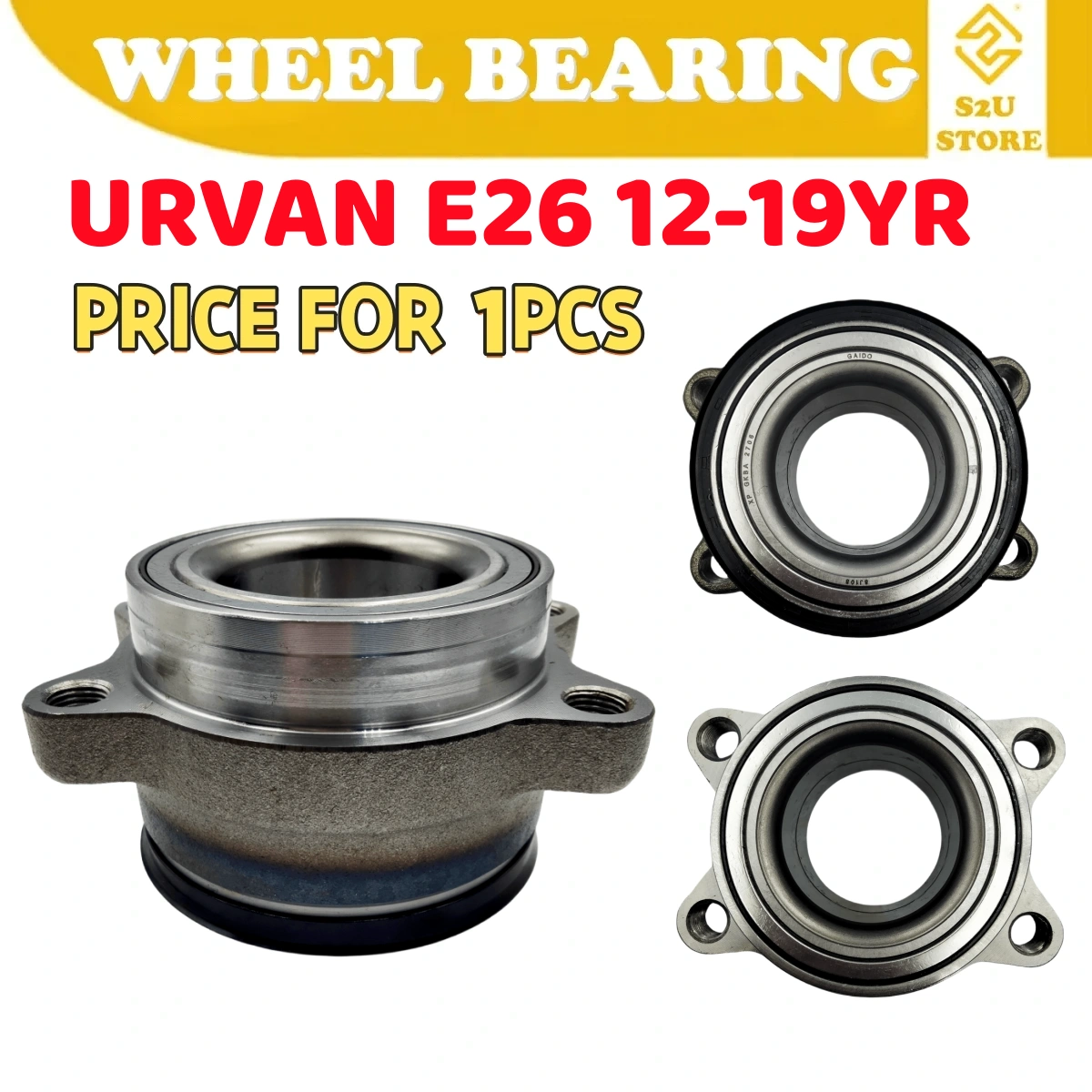 Gaido Front Wheel Bearing Hub Nissan Urvan E26 2012-2019YR Depan Bearin Tayar Kereta XPGKBA-2706 - Image 2
