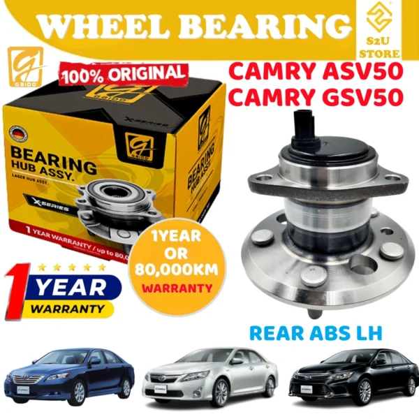 Gaido Front Rear Wheel Bearing Hub Toyota Camry ASV50 GSV50 Depan Belakang Bearin Tayar Kereta